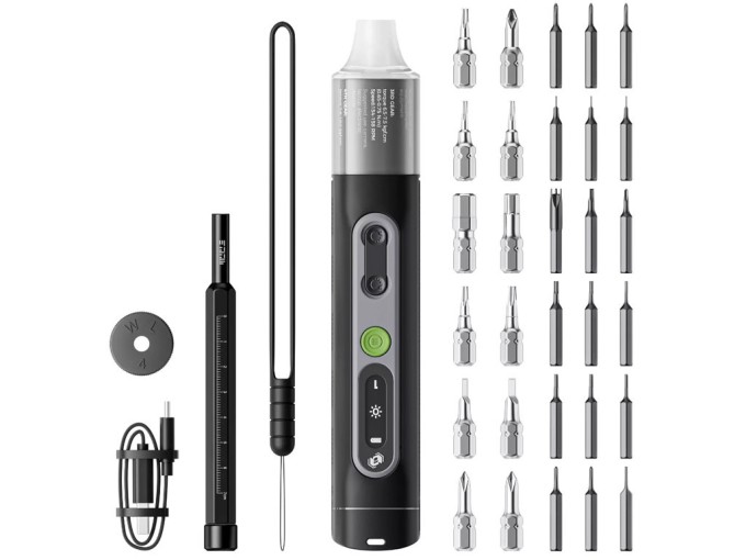 Jakemy JM-8196 Sada nářadí 35 v 1 s elektrickým šroubovákem a bitovou sadou