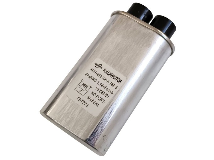 Vysokonapěťový kondenzátor 1.14uF / 2100V pro mikrovlnné trouby