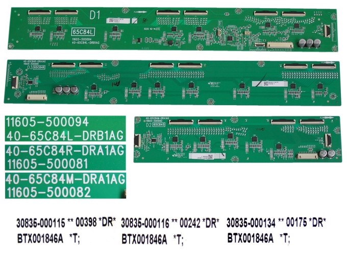 LED Driver Sada pro TCL LCD TV 65C845