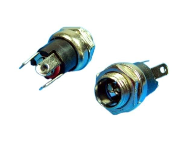 Napájecí konektor 5.5 x 2.1mm s vypínačem pro panelovou montáž