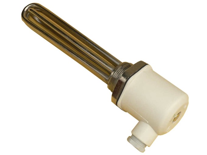 Topné těleso 3 kW pro elektrokotel a bojler, chrom 240 mm