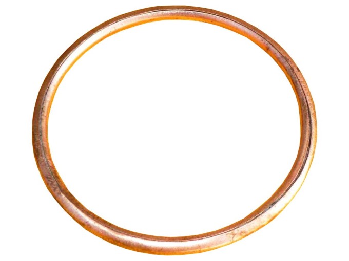 Měděné těsnění topného tělesa d = 48 mm pro ohřívače vody a elektrokotle