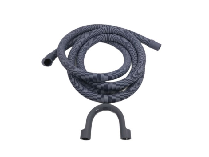 Vypouštěcí hadice 3m s kolenem pro pračky a myčky