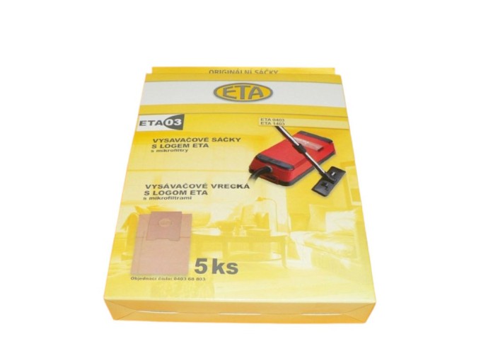 Papírové sáčky do vysavače Eta 0403, sada 5 ks
