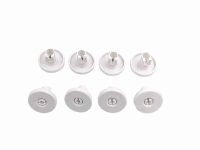 Kolečka spodního koše myčky Zanussi 911N81, sada 8 ks