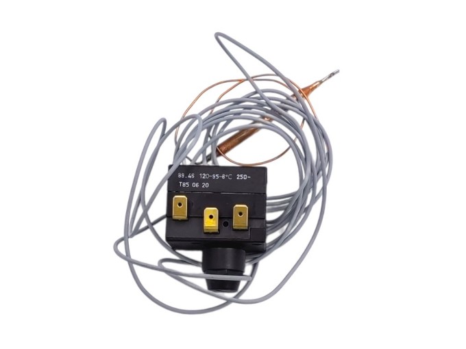 Vratná tepelná pojistka 95 - 120 °C s kapilárou 3 m