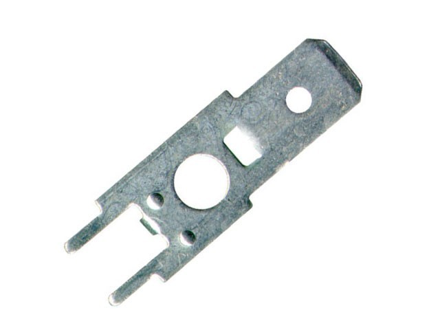 Konektor Faston 6,3x0,8mm do PCB přímý, RM 5,08mm