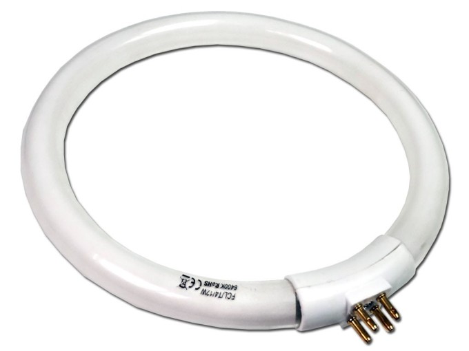 Náhradní kruhová zářivka T4 12W pro stolní lupy