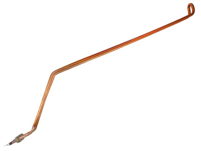 Topné těleso 2000 W Tatramat pro ležatý bojler, délka 700 mm