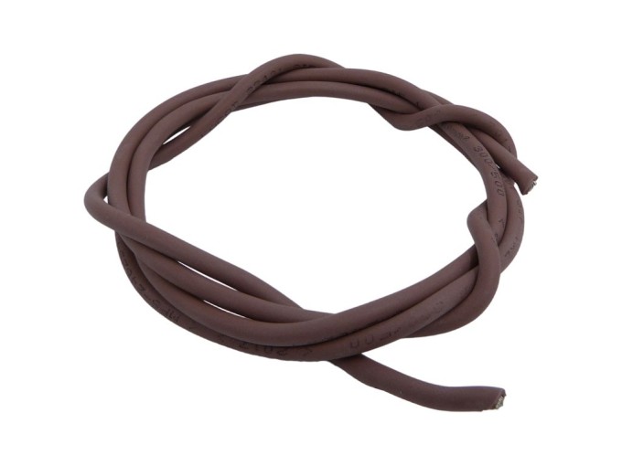 Kabel CSA 2,5 mm se silikonovou izolací - hnědý