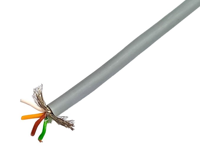 Kabel kulatý vícežilový HELUKABEL 20003 LIYCY 4 x 0.14mm2 Cu stíněný