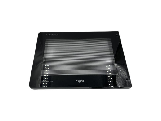 Vnější sklo dvířek mikrovlnné trouby Whirlpool 482000093914