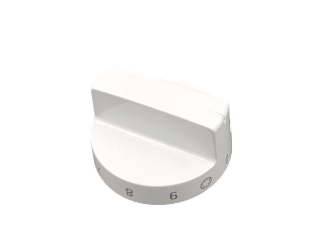 Bílý ovládací knoflík plotny pro sporáky Mora a Gorenje