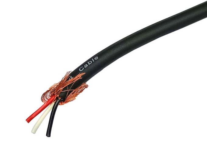 Audio kabel kulatý TAS-C115, stíněný 3 x 0.14mm²