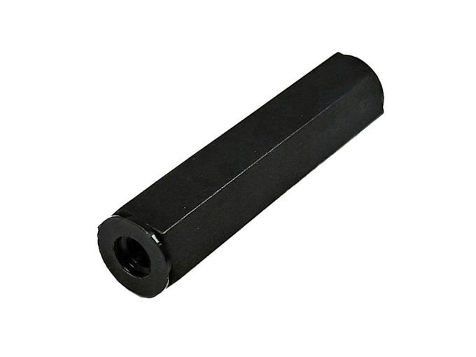 Distanční sloupek plastový šestihranný M4, délka 35 mm