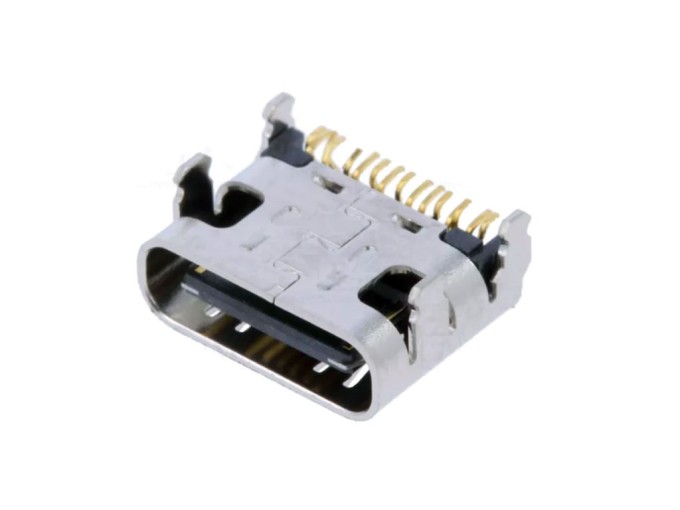 USB C Konektor 12pin pro DPS