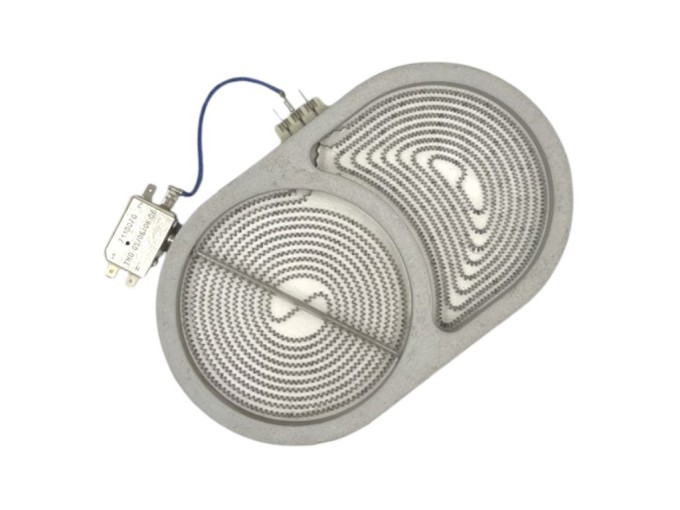 Keramické topné hnízdo duo pro varné desky Mora 815400