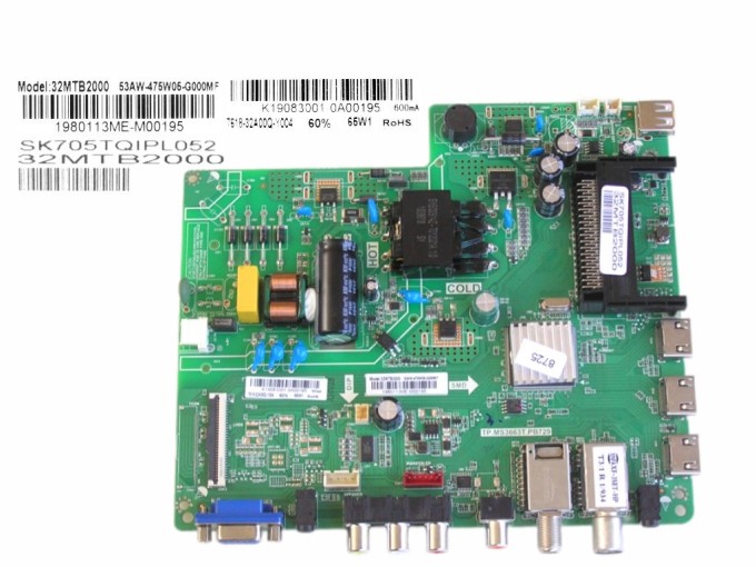 Základní deska Metz 32MTB2000 - Main board TP.MS3663T.PB729