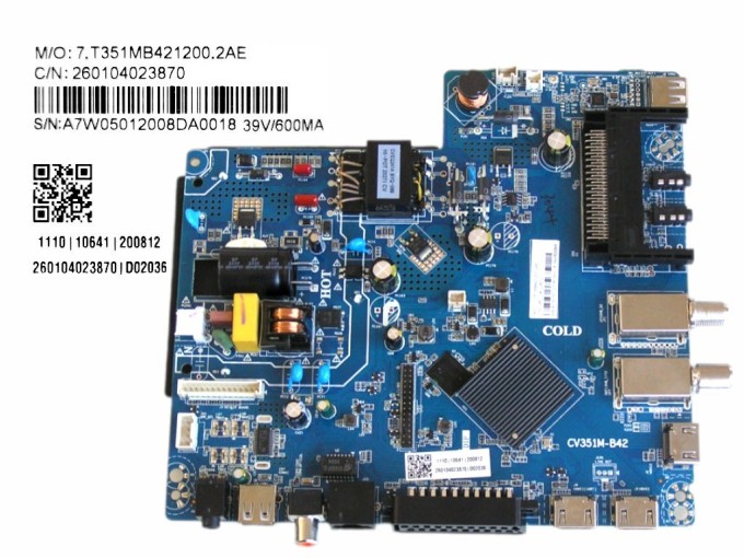 LCD Modul Základní Deska Vivax TV-32LE141T2S2SM