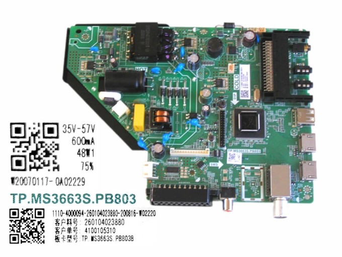 Základní deska pro Vivax LED TV-32LE141T2 (W20070117-0A02229)