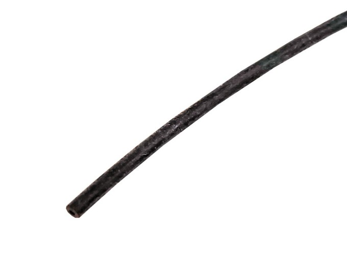 Bužírka silikonová prům. 0.5 x 0.2 mm, černá, metráž