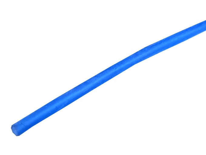 Silikonová bužírka průměr 1.5 x 0.4 mm, modrá, metráž
