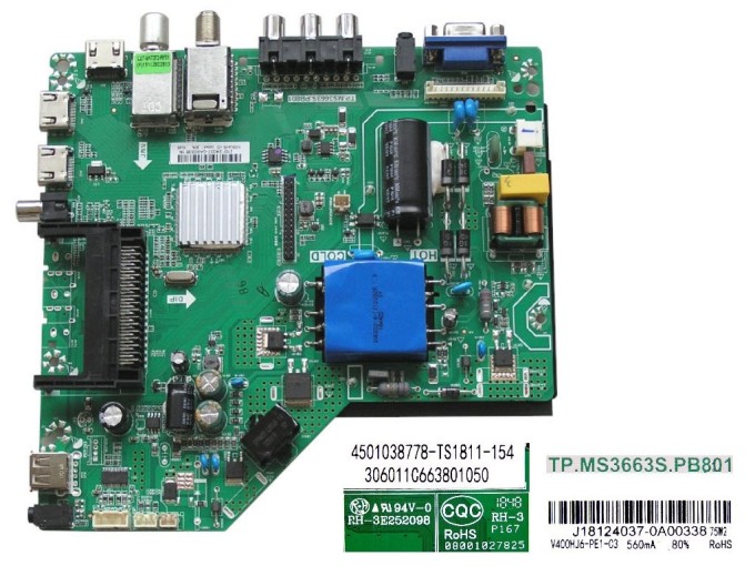 LCD modul základní deska VIVAX TV-40LE112T2S2