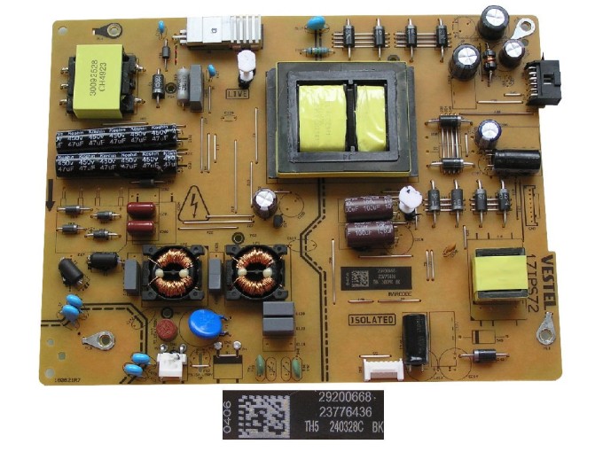 LCD modul zdroj 17IPS72 / SMPS POWER BOARD Vestel 23776436