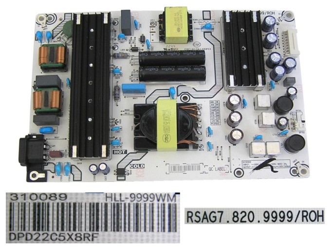 LCD modul zdroj Hisense 43A7GQ RSAG7.820.9999/ROH