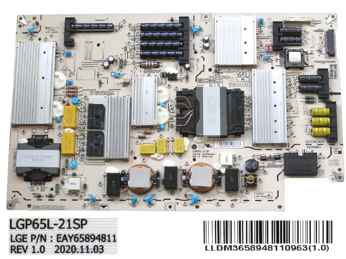 LCD modul zdroj EAY65894811 / Power supply assembly LGP65L-21SP / EAY65894811