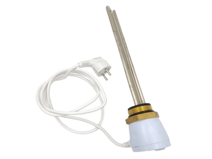 Topné těleso 1500 W 230 V s termostatem závit G 6/4"