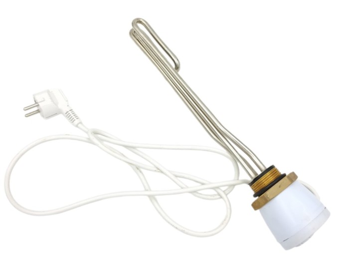 Topné těleso 2000 W 230 V s termostatem G 5/4"