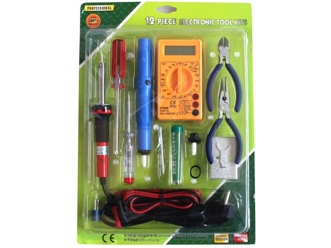 Pájecí sada ZD-920D s multimetrem 12 v 1