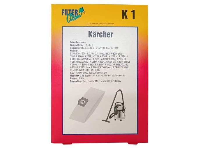 Sáčky do vysavače ETA, KÄRCHER, MOULINEX - K1