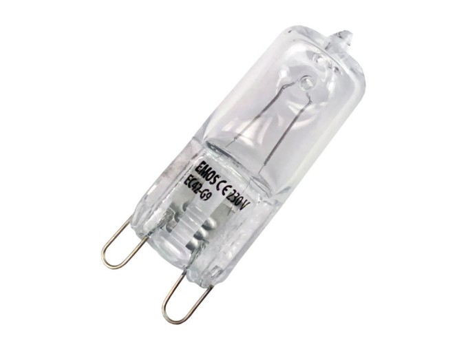 žárovka halogenová G9 230V 42W ECO čirá, patice G9