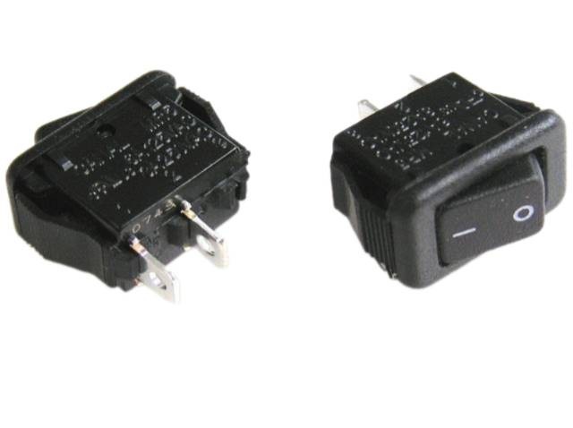 Miniaturní kolébkový vypínač CA MR5-110-F5-BBWC-3 černý ON-OFF