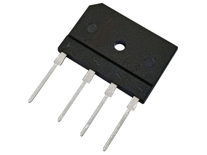 GBJ2510 Můstek 1000V 25A Ploché Piny