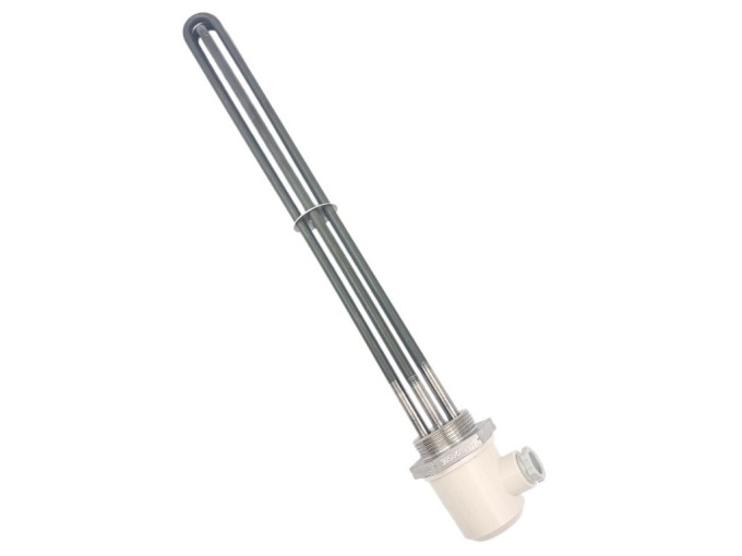 Topné těleso 6000W 230/400V G 6/4" celonerezové l=428mm, myčka plastových beden