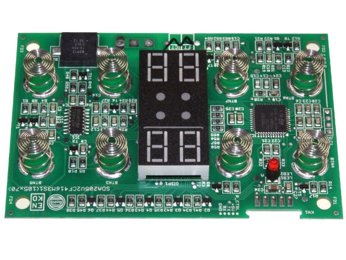 Modul elektroniky ovládání sklokeramická indukční varná deska Beko HII64400AT, 163260053, C00866800