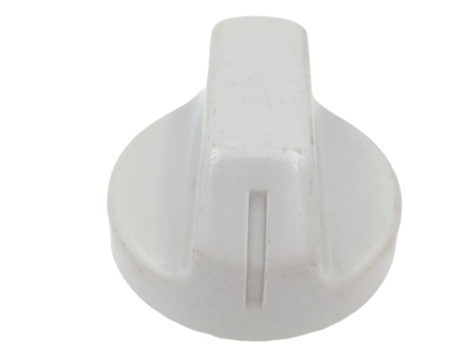 Náhradní knoflík ke sporáku, univerzální ovládací knoflík šedý, oientace ukazatele k hřídely D-