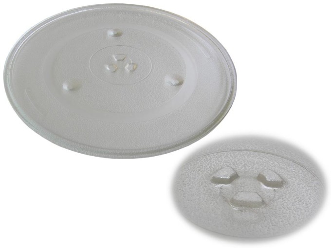 Otočný skleněný talíř do mikrovlnné trouby, průměr 270mm