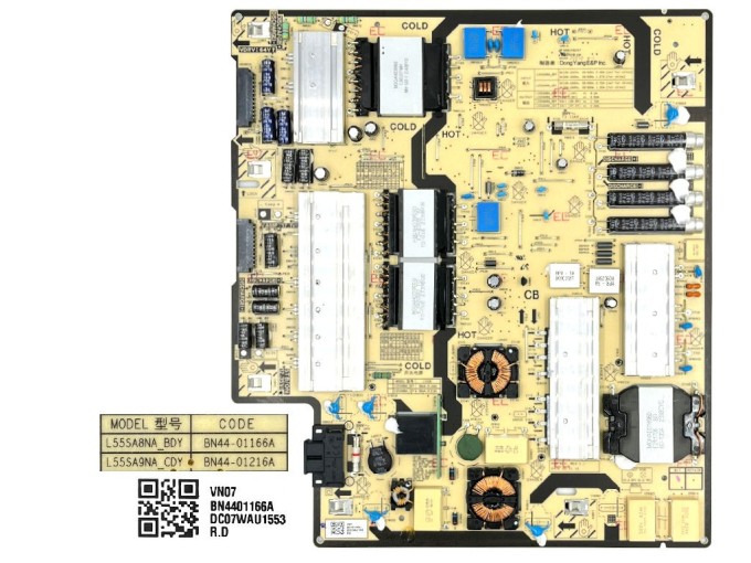 LCD LED modul zdroj BN44-01166A / SMPS power supply board L565SA8NA_BDY / BN4401166A