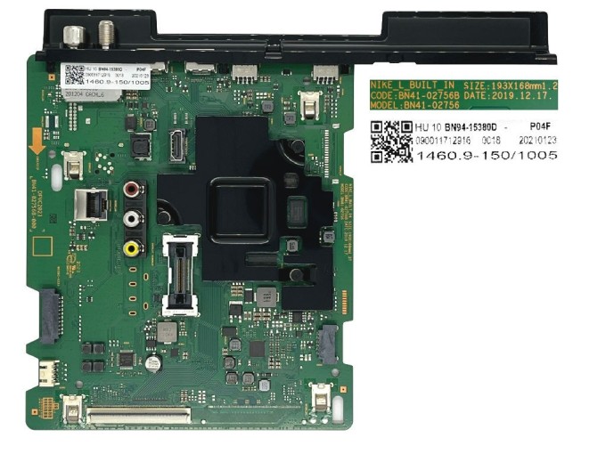 LCD modul základní deska BN94-15380D / Main board BN94-15380D