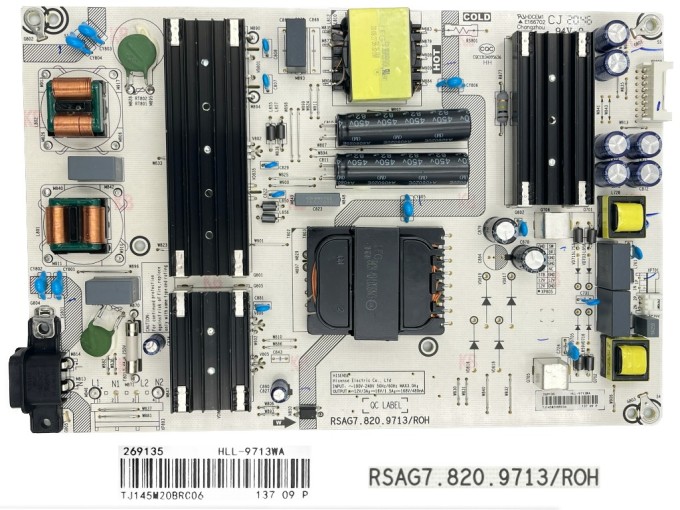 LCD modul zdroj Hisense H50A7500F / SMPS power unit RSAG7.820.9713/ROH / HT 269135