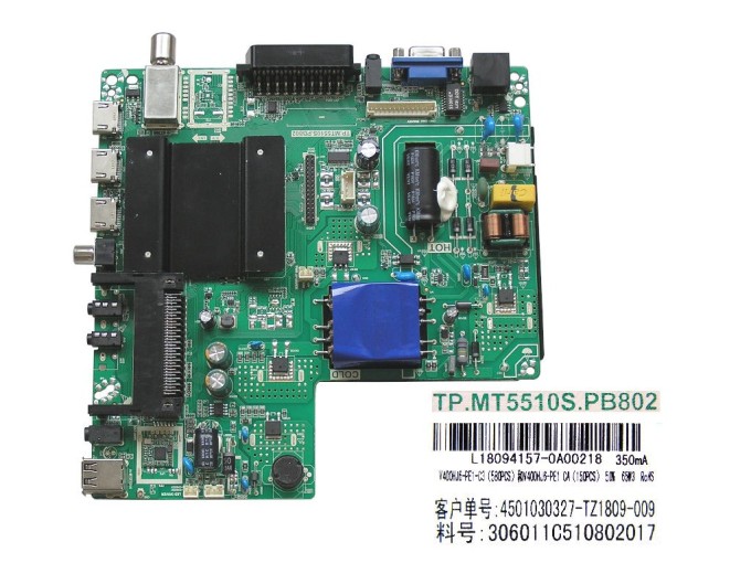 Základní deska INFINITON INTV-40LA580 TP.MT5510S.PB802