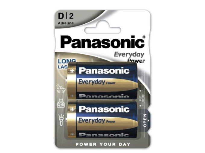 Baterie D LR20 Panasonic EveryDay Power Alkaline 1,5V - balení 2 ks