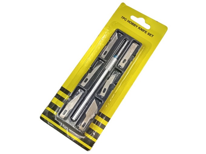 Sada nožů, 1 rukojeť, 6 čepelí