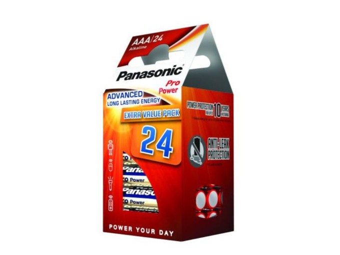 Panasonic Alkaline EveryDay Power AAA Baterie 1.5V - Balení 24ks