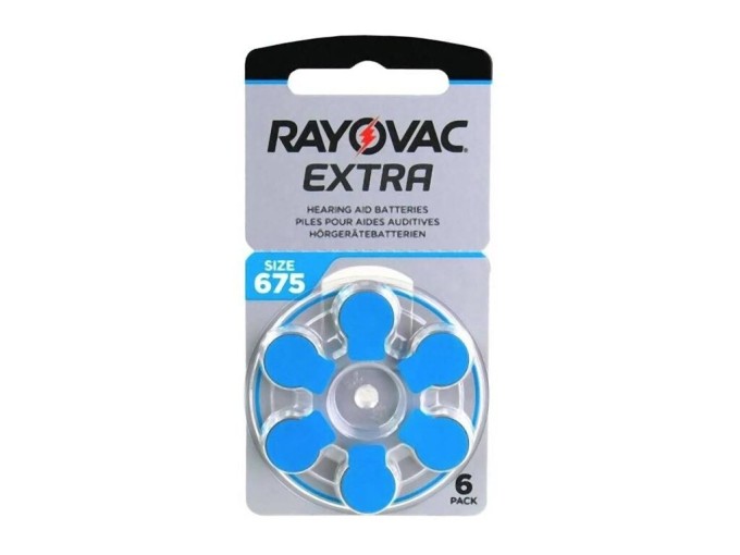 RAYOVAC Extra Advanced 675 AU PR44 Baterie do naslouchátek - 6ks