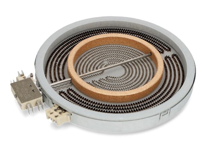 Sklokeramická plotna EGO 1051213034 750W/220W 120/210 mm